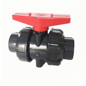 帶平臺的UPVC承插球閥，可加裝電氣動執行